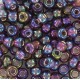 Miyuki seed beads 6/0 - Silverlined ab dark smoky amethyst 6-1013